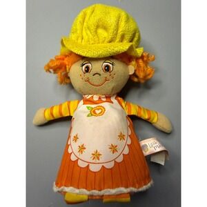 Little Miss Muffin Plush Rag Doll Orange Yellow Sparkle Hat Jay at Play 2011